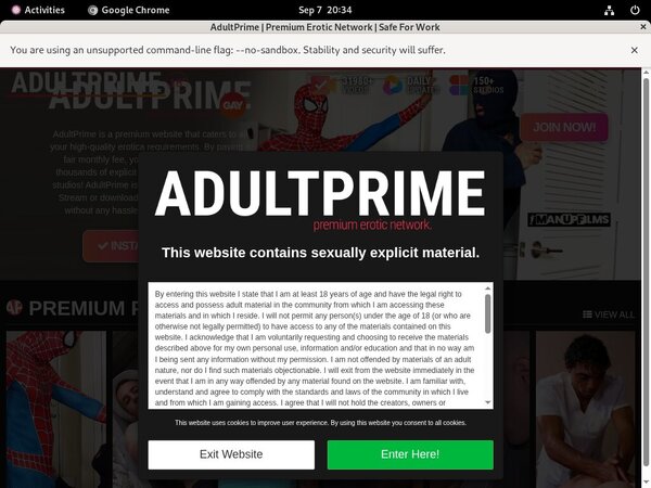 Adult-prime.com Paypal Options