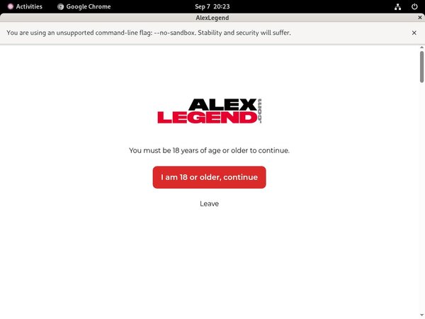 Alex Legend Account Password