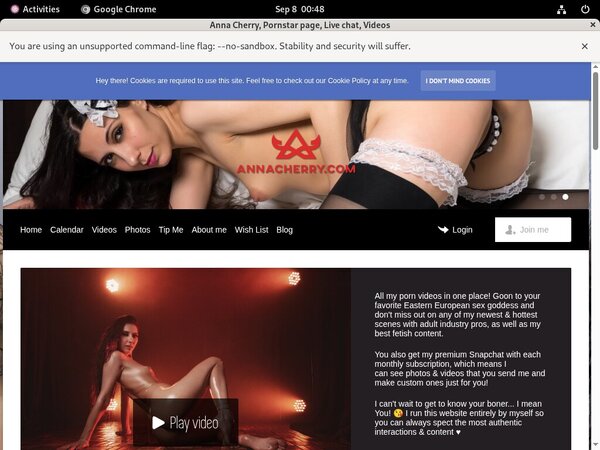Anna Cherry Accept Paypal