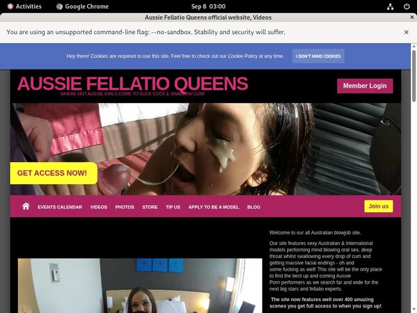 Aussie Fellatio Queens Sex