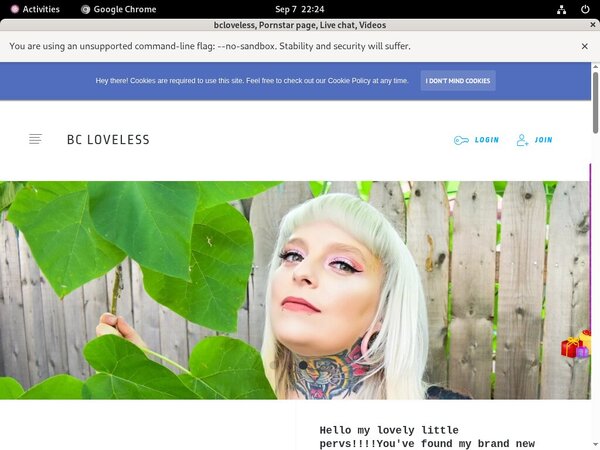 Bcloveless Password Login