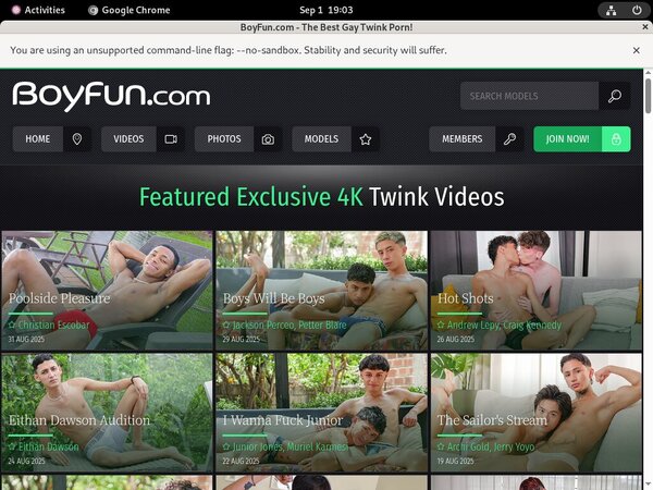 Boyfun.com Membership Account