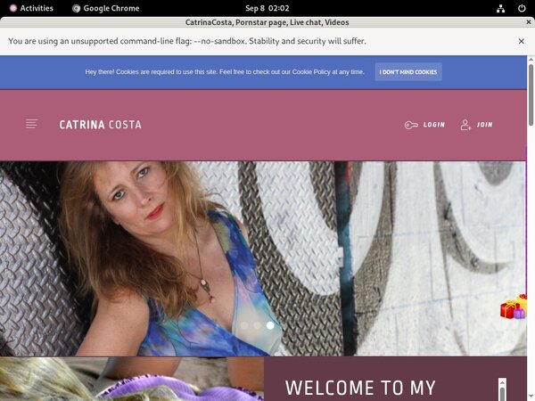 CatrinaCosta Login Info