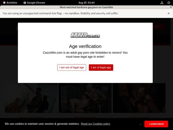 Cazzo Working Passwords