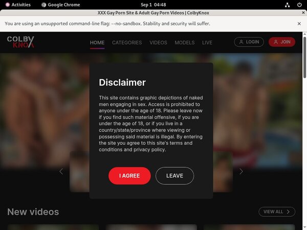 Colby Knox Member Login