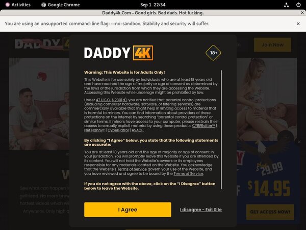 Daddy 4k Working Account