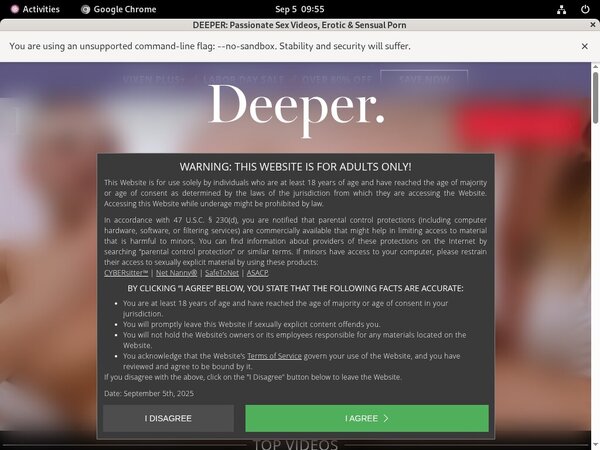 Deeper Members Password
