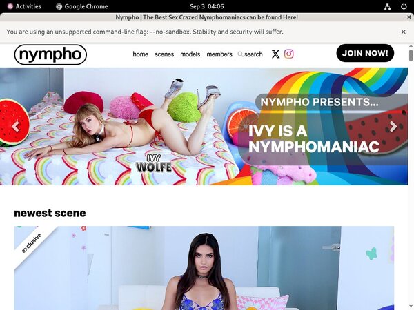 Discount Nympho Free Trial