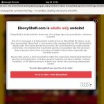 Ebonyshaft Vendo Page