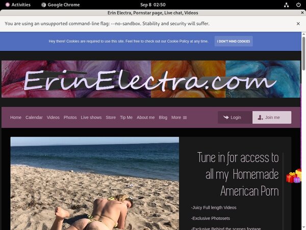 Erin Electra Account Logins