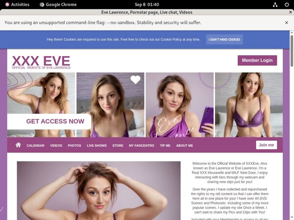 Eve-lawrence.com Sites