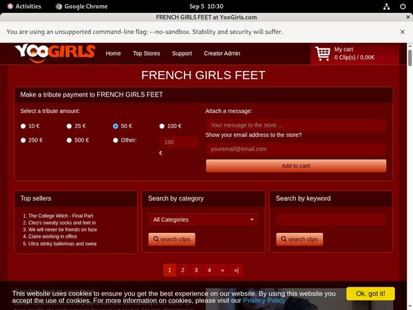 FRENCHGIRLSFEET With Trial