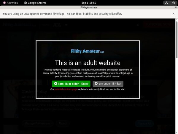 Filthyamateur Membership Discounts