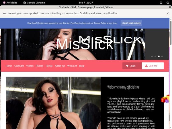 FindomMisSlick Order Form