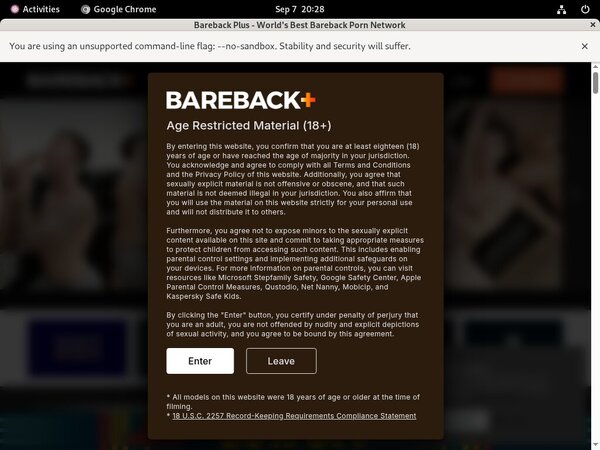 Free Bareback Plus Sign Up