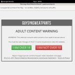 Free Guys In Sweatpants Login