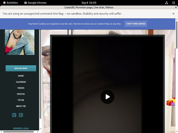 Free Login Lizxxx30.modelcentro.com