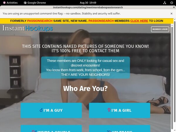 Instant Hookups Password Dump