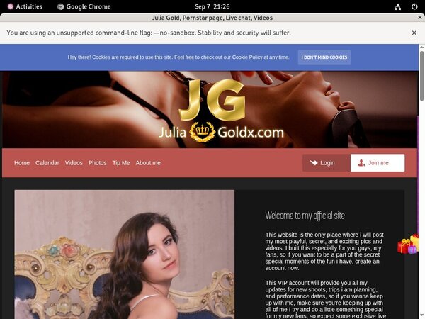 Julia Gold Account 2016