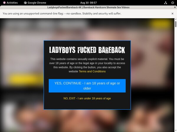 Ladyboysfuckedbareback.com Paypal Signup