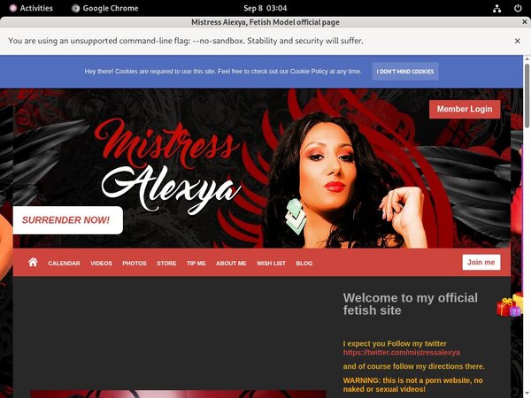 Mistress Alexya Rocketpay
