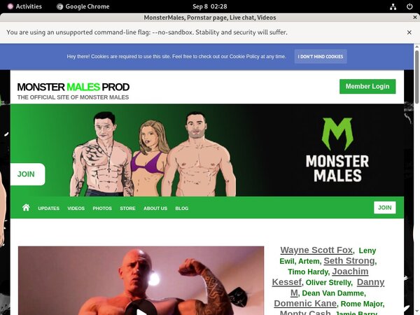 MonsterMales Free Trial Membership