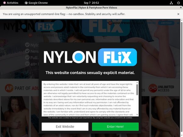 Nylon Flix Con Deposito Bancario