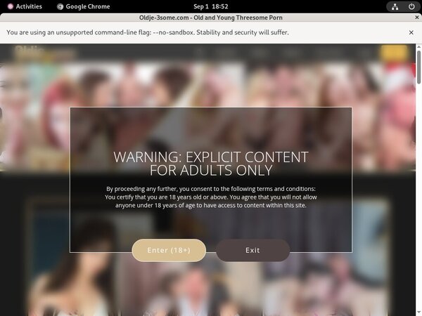 Oldje-3some.com Account Premium Free