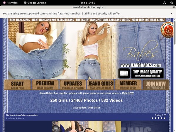 Password To Jeansbabes.com