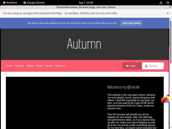 Peachesncreamed.modelcentro.com Join Page