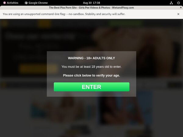 Register For Wet And Pissy