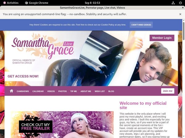 SamanthaGraceLive Premium Account