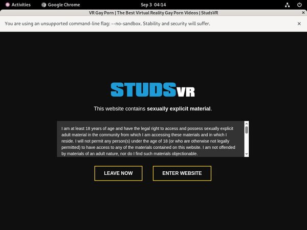 Studsvr.com Sign Up