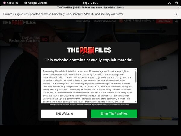 The Pain Files Logins Free