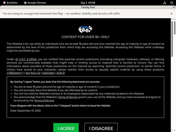 Twinky Feet Renew Membership