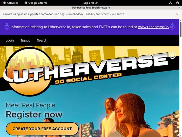 Utherverse Free Stream