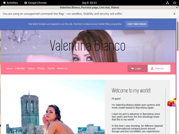 Valentinabiancox.com Paypal Sign Up