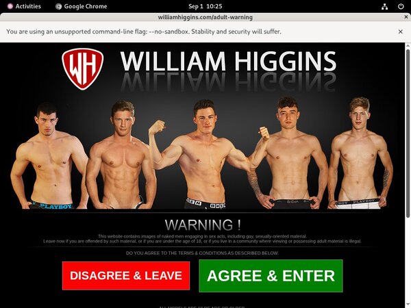 William Higgins Discount Offer 2018
