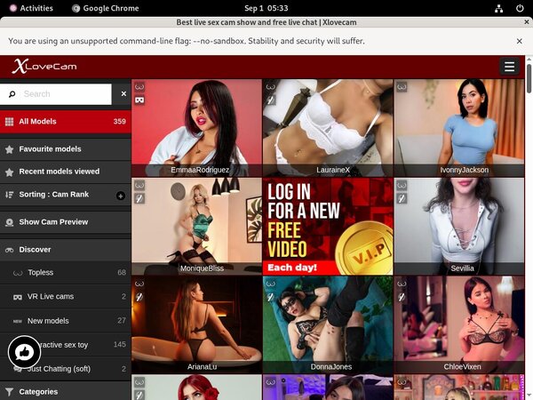 X Love Cam Payment Options