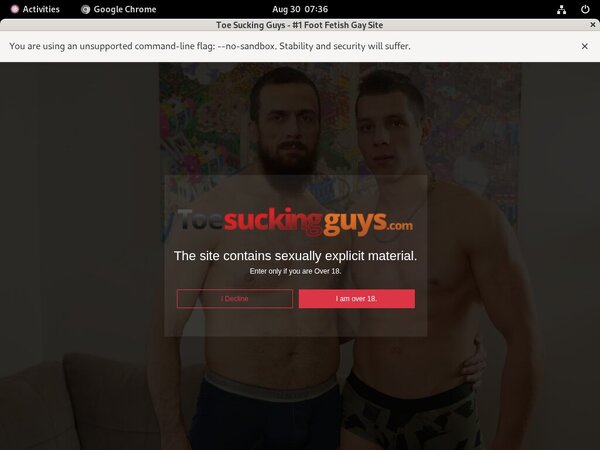 Special Toesuckingguys.com Discount