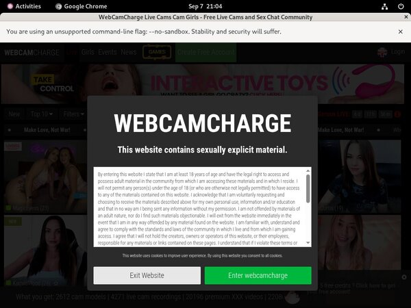 Webcamcharge.com Free Trial Login