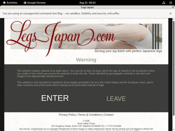 Legs Japan Segpay Discount