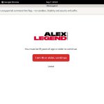 Alex Legend On Sale