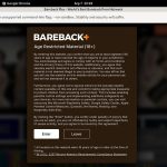 Free Pass For Bareback Plus